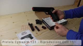 Pistola COLT Elettrica Cyma CM123 - gear box in metallo