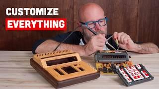 Re-casing a 50 Year Old Calculator in Wood