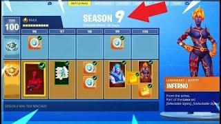 FORTNITE SEASON 9 BATTLE PASS SEASON 9 BATTLE PASS SKINS Season 9 Leaked