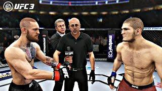 EA Sports UFC 3 Fights - Conor McGregor vs Khabib Nurmagomedov  PS4 Pro Gameplay