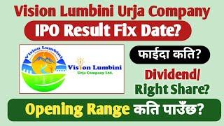 Vision Lumbini Urja Company Limited IPO Result Update