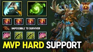 LATE GAME MVP HARD SUPPORT Treant Protector With Tier 5 Item Magic Lamp 100% Show No Mercy DotA 2