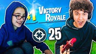 This Deaf Fortnite Pro EWOK Carried Me To A WIN