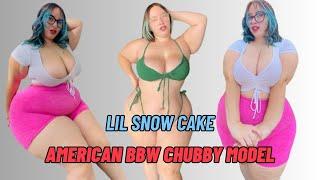 Lil Snow Cake American Plus-Size Fashion Model Curvy Instagram Celebrity Biography Quick Facts