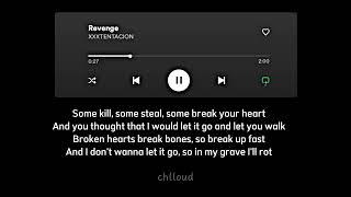 xxxtentacion - revenge sped up+lyrics