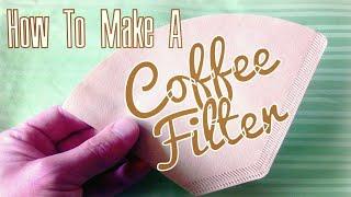 DIY Coffee Filter using Paper Towel - Lifehack