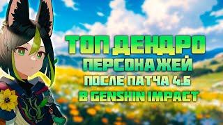 Самые Лучшие Дендро Персонажи После Патча 4.6 в Genshin Impact