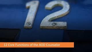 Addictions Counselor Core Skills Part I The 12 Core Functions