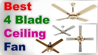 Top 7 Best 4 Blade Ceiling Fan in India  FOUR BLADE CEILING FAN  4 Blade Fan  4 ब्लेड सीलिंग फैन