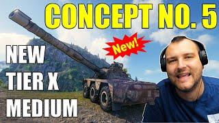 NEW Tier X British Medium Tank Concept No. 5 in World of Tanks