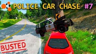 Police Car Chases #7 BeamNG Drive  BMG  BNG