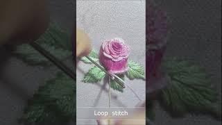 3D Rose Magic Cast on Stitch  SHORT