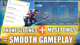 MOBILE LEGENDS BEST SETTINGS 2023  No Lag Delay FPS Drop  Paano gawing smooth ang Mobile Legends