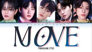 CORRECT T5 TREASURE 트레저  MOVE  Lyrics ColorCodedENGHANROM가사