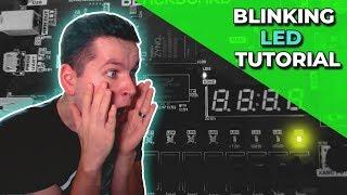 How to create a Blinking LED on FPGA?  Xilinx FPGA Programming Tutorials