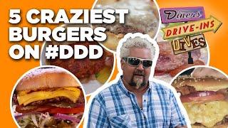 Top 5 Most-INSANE Burgers Guy Fieri Has Tried on Diners Drive-Ins and Dives  Food Network