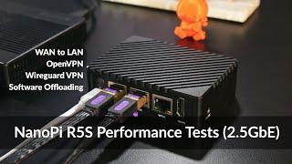 OpenWRT - NanoPi R5S Performance Test NAT OpenVPN & Wireguard VPN