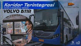 BUS KOTA CHASIS PREMIUM   Transjakarta Volvo Koridor 2 pulogadung - Harmoni
