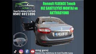 Renault Fluence Touch - Hız Sabitleyici cruise control Montaj ve Aktivasyonu - Kayseri