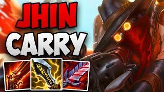 INCREDIBLE JHIN SOLO CARRY GAMEPLAY IN CHALLENGER  CHALLENGER JHIN ADC  Patch 14.10 S14