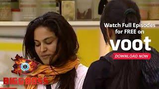 Bigg Boss S4  बिग बॉस S4  Veena Malik & Shweta Tiwari Unpleasant Exchange Of Words