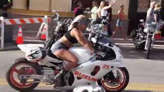 Women Riding at Daytona Bike Week 2019