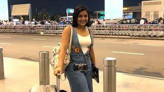 Sumbul Tauqeer Khan leaving for Vietnam  Spotted at Mumbai Airport with Papa Tauqeer Khan