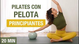 Pilates con Pelota Pequeña softball para PRINCIPIANTES 20 min