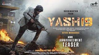 #YASH19 - Teaser Trailer  Rocking Star Yash  Pooja Hegde  Githu Mohandas Hombale Films Fan Made