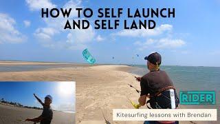Kitesurfing Lessons - Self Launching  Self Landing