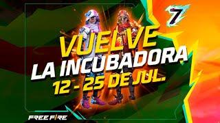 RAPIDO GRATIS TODA LA INCUBADORA CAMALEON POR 7 ANIVERSARIO DE FREE FIRE