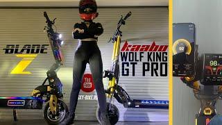 KAABO WOLF KING GT PRO vs BLAED Z. Acceleration to 100 kmh