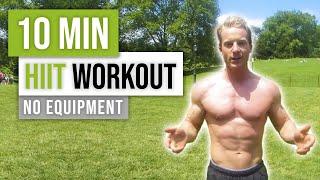 10 Minute HIIT Workout For Fat Loss No Equipment TORCH YOUR FAT  LiveLeanTV