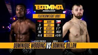 BAMMA 34 Dominique Wooding vs Dominic Dillon