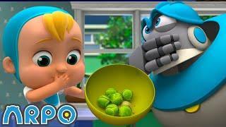 Eat Your VEGETABLES  ARPO The Robot  Full Episode Compilation  Funny Kids Cartoons