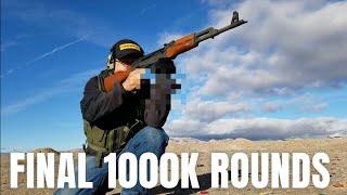 BEST BUDGET AK47 3000 ROUND TEST CENTURY ARMS VSKA REVIEW WITH GUN PORN BLUR