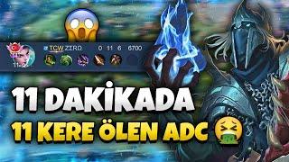 11 DAKİKADA 0-11 OYNAYAN ADC TAŞIMAYA ÇALIŞMAK?  BU MAÇ DÖNEBİLİR.. - Mobile Legends