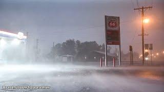 Severe Thunderstorm Damaging Winds & Hail in Hoxie Kansas June 4 2022