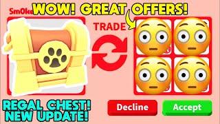 Best 8 Offers For REGAL CHEST  ADOPT ME NEW UPDATE PET WEAR AND CHESTS  Adopt Me Trading