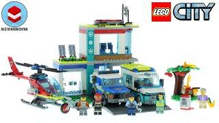 LEGO City 60371 Emergency Vehicles HQ - LEGO Speed Build Review