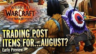 Early Preview August Trading Post World of Warcraft
