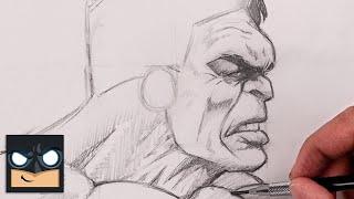 How To Draw The Hulk  Sketch Tutorial