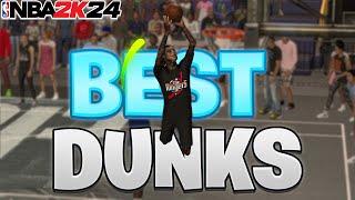 BEST DUNK PACKAGES AND CONTACT DUNKS TUTORIAL IN NBA 2K24 GET A CONTACT DUNK EVERY TIME