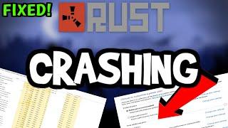 How To Fix Rust Crashing 100% FIX