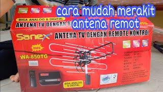 cara merakit antena remot