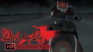 Devil May Cry Anime - Motorbike Race Scene - Ep 2 - Lady & Dante Vs Demon - ENG DUB - 1080p HD HQ