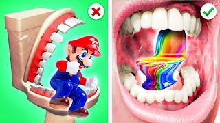 Mario Help Us With Toilet Hacks Unbelievable Super Mario Parenting Hacks & Gadgets  by Woosh