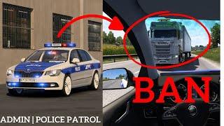 ‍️TruckersMP Game Moderator in C-D  POLICE PATROL #5