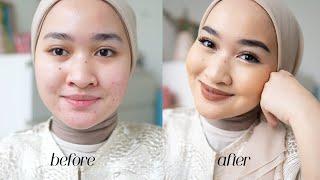 No Cut No Edit Makeup Kondangan  Affordable  Simple Brown Tone Makeup  Kiara Leswara