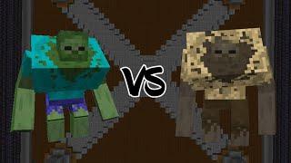 Mutant Zombie Vs. Mutant Husk  1.16.5 Minecraft Mob Battle